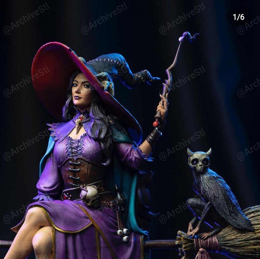 摩根女巫与斯科迪(Morgan The Hex Witch and Schrodie) 3D打印图纸